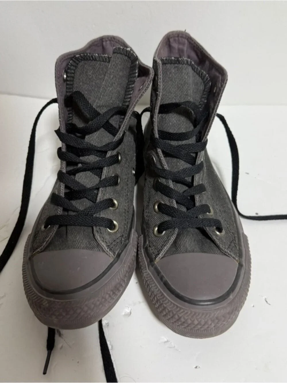 Converse Chuck Taylor All Star High Top Sneakers Charcoal Gray Youth 4.5